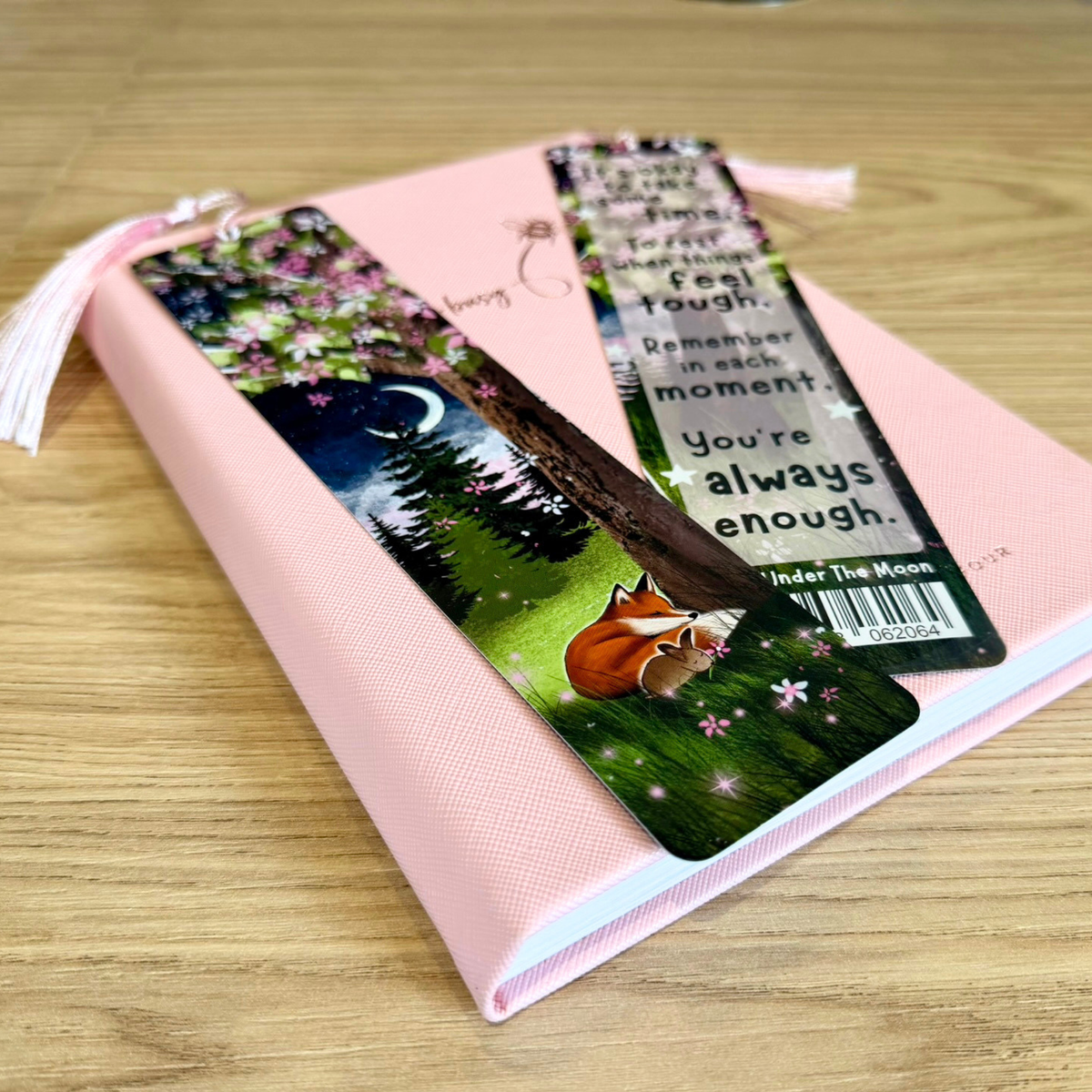 Take Some Time Bookmark with Tassel | Fox Under the Moon