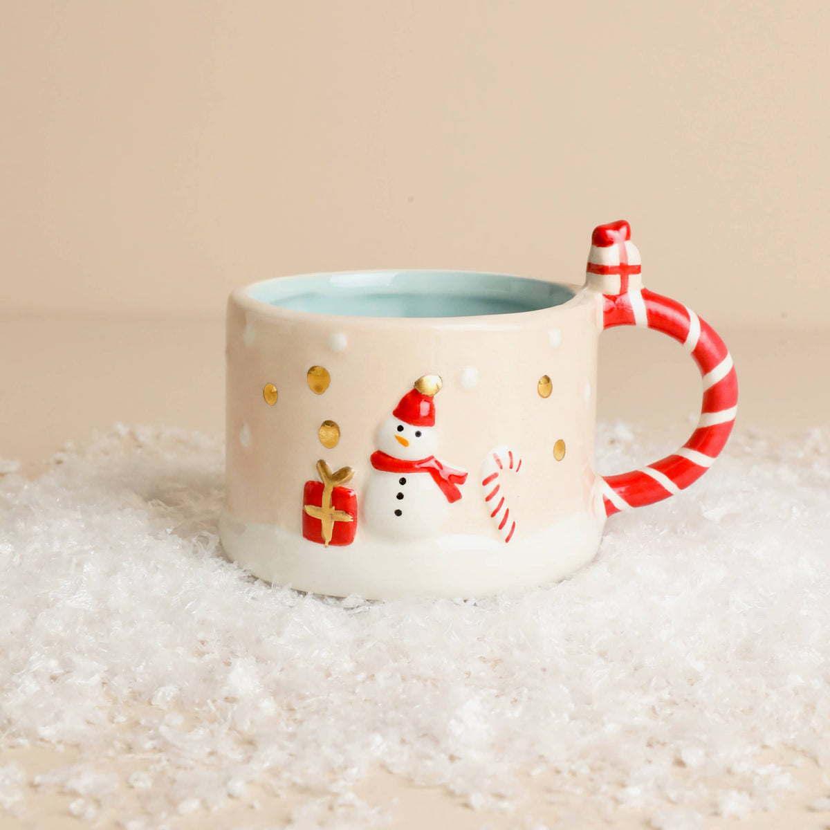 Small Winter Wishes Ceramic Christmas Mug - Lisa Angel