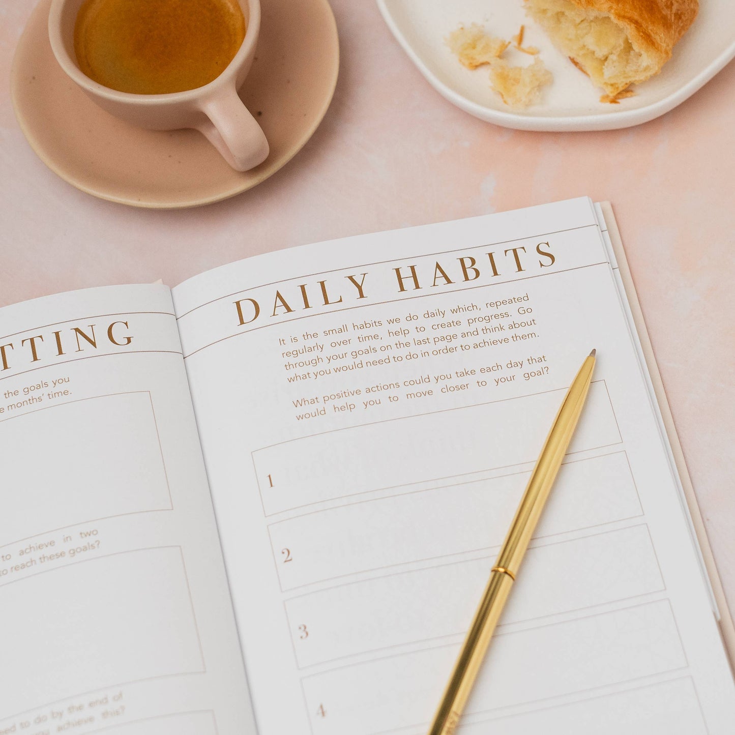 LSW London - Morning Notes: Goal-Setting Journal | Self Care & Wellbeing