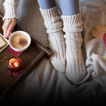 J Alex Swift Alpaca Wool Bed Socks Lifestyle - Luxury Lounge Comfort