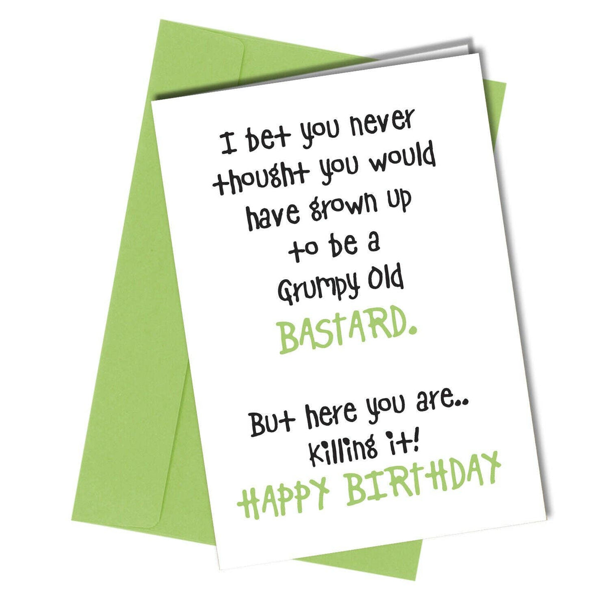 Close to the Bone Greeting Cards and Gifts - #33 Grumpy