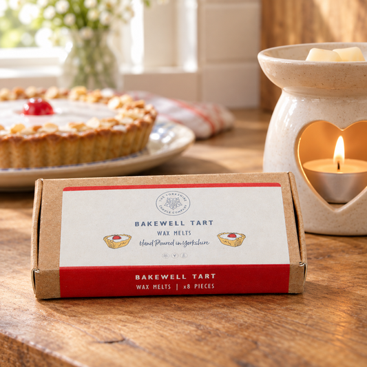 Bakewell Tart wax melts lifestyle photo