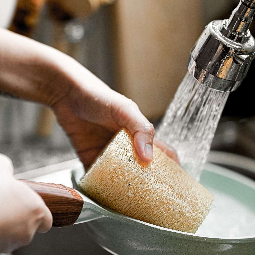 Jungle Culture - Natural Loofah | Organic Exfoliating Sponge Pad Scrubber