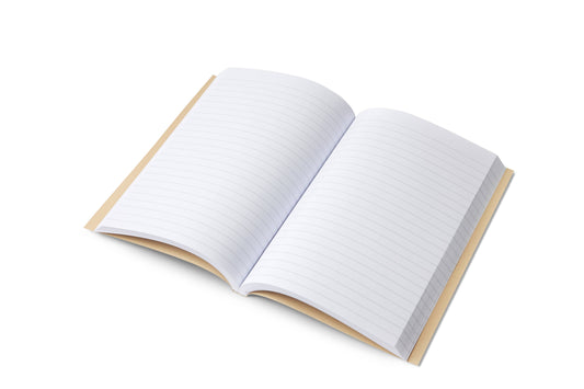 LSW London - A5 Stone Lined Notebooks  Ruled Notepads for Writing & Notes