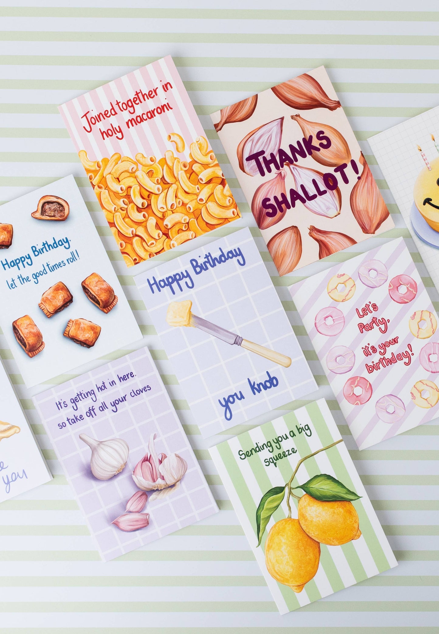 Katie Tinkler illustration - Happy Birthday You Knob Funny Butter Birthday Greeting Card