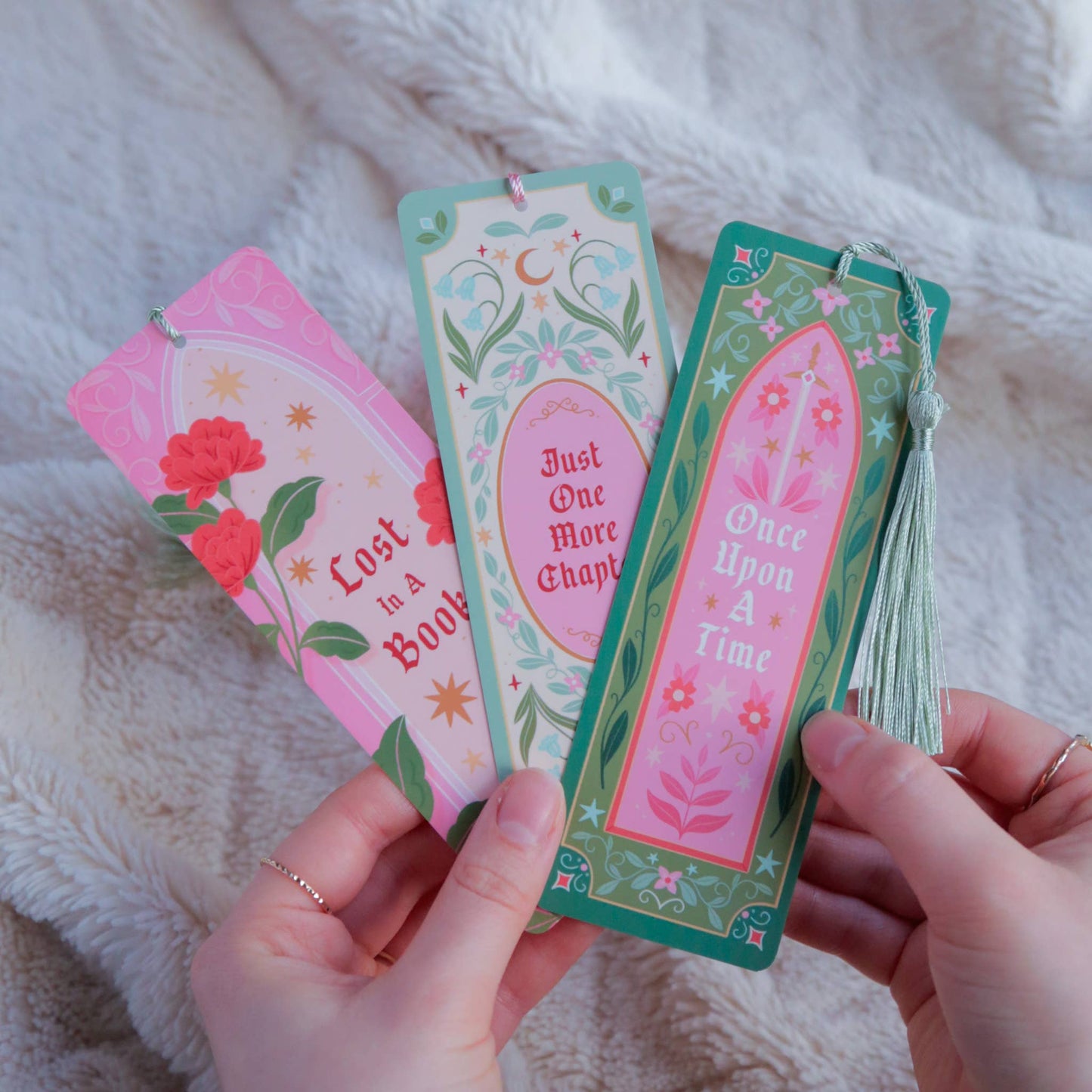 Just One More Chapter Fantasy Bookmark with Tassel – Hopscotch Paper Co.
