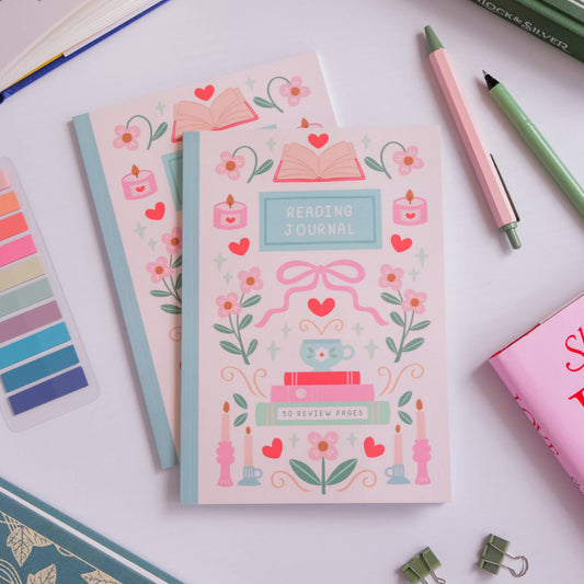 Hopscotch Paper Co. - Reading Journal – 50 Page Book Review Notebook