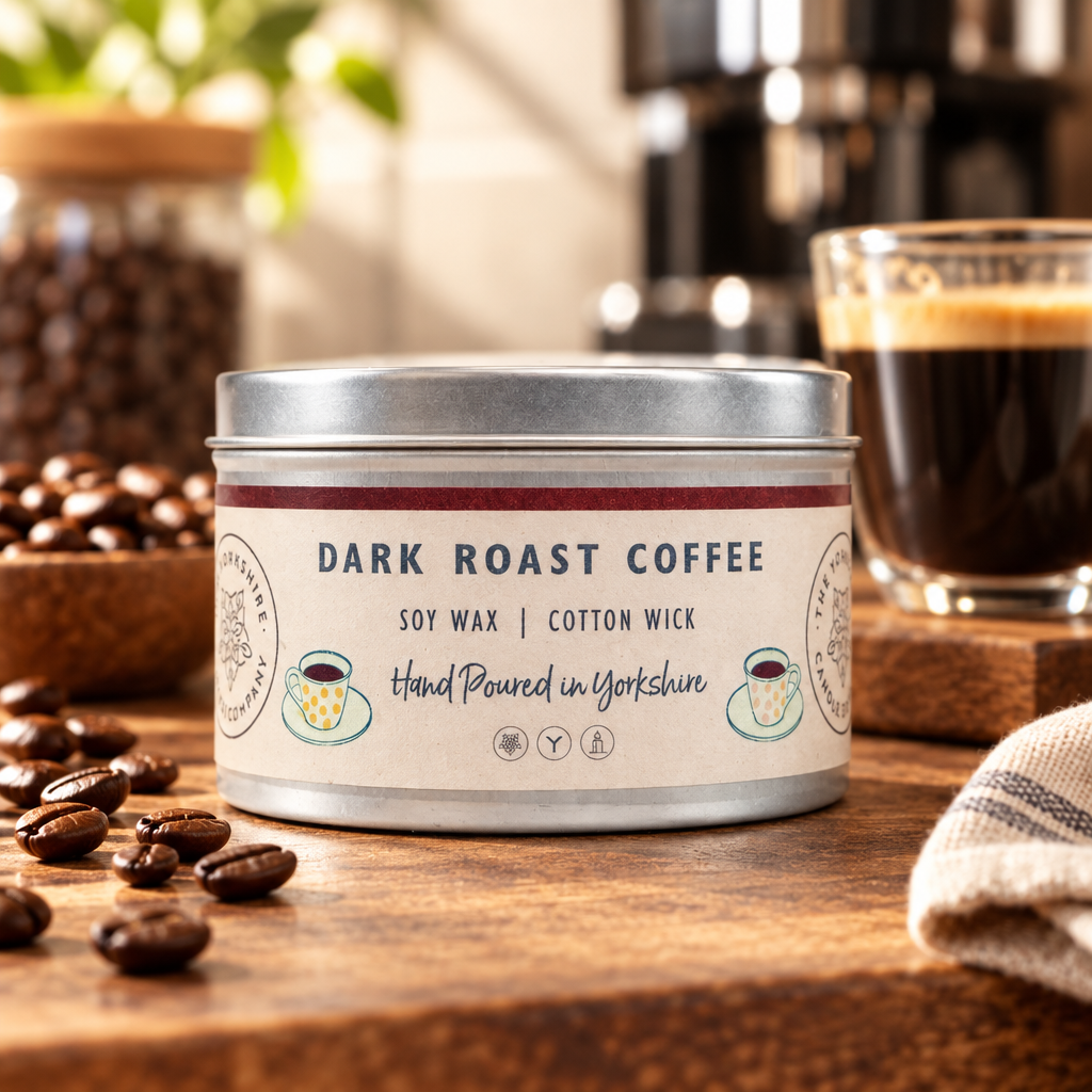 Dark Roast Coffee candle lifestyle photo