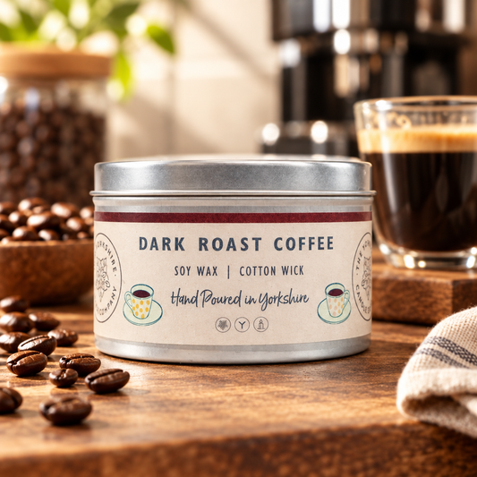 Dark Roast Coffee candle lifestyle photo