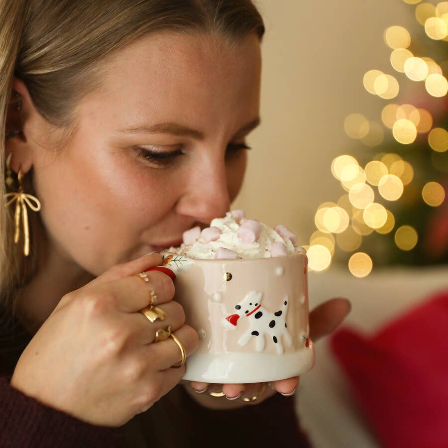 Winter Wishes Ceramic Christmas Mug - Lisa Angel
