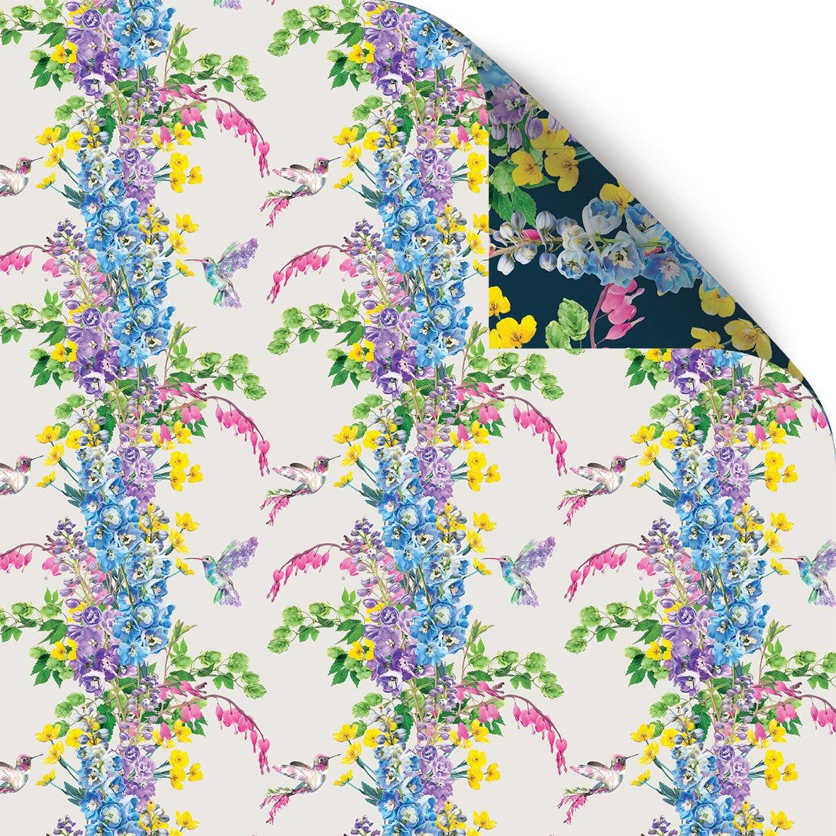 Lola Design Ltd - Hummingbird Double Sided Gift Wrap