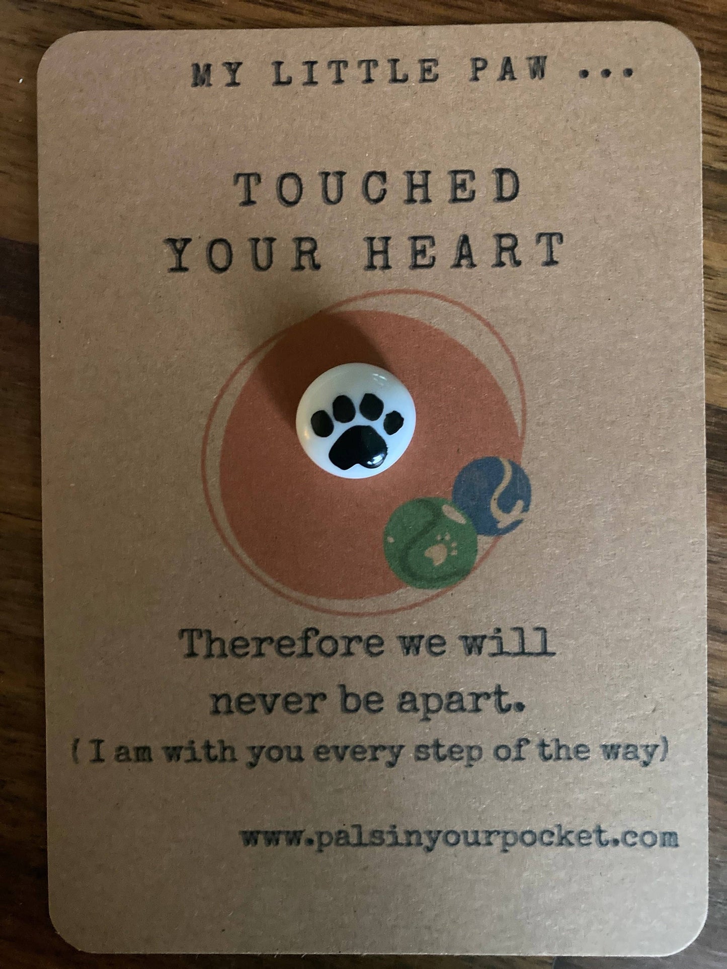 Pals in your Pocket - Pet Memorial Stone And Paw Keepsake Grave Marker
