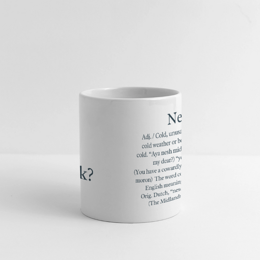 Aya nesh mug - white