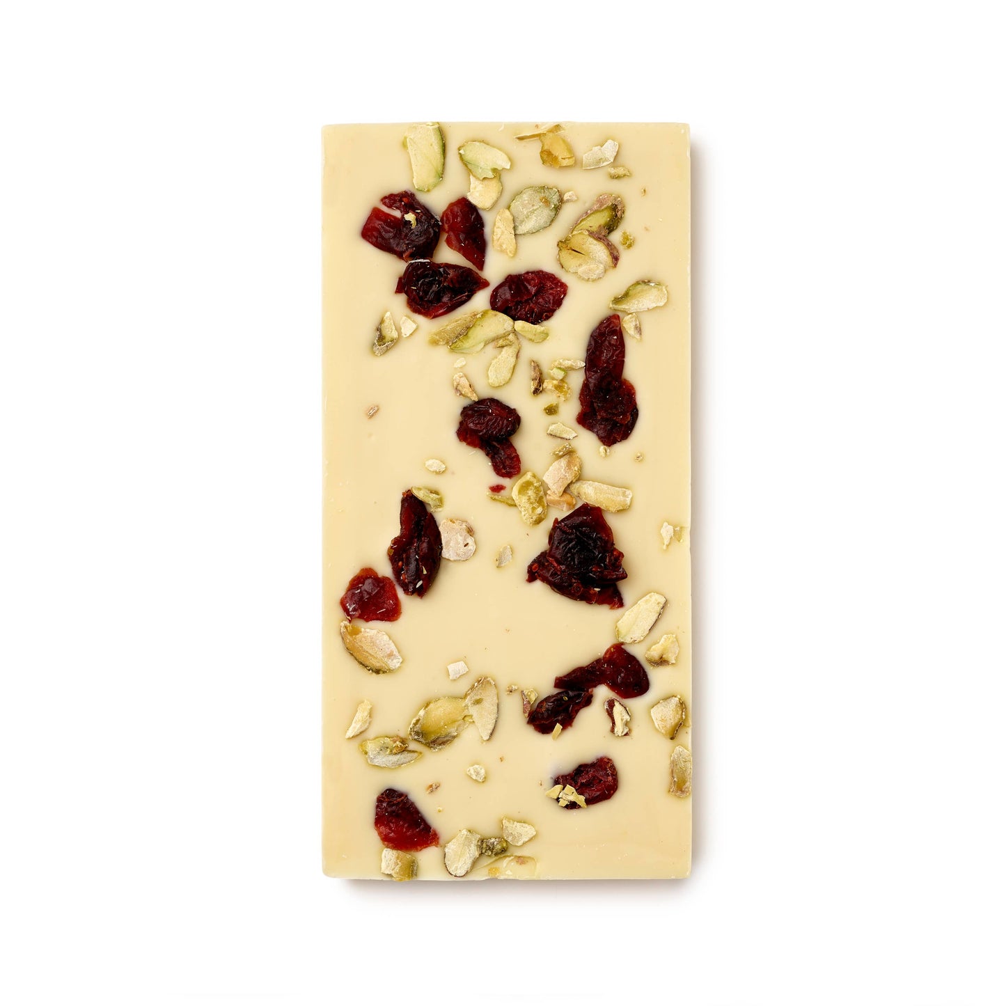 The Chocolate Society - Pistachio & Cranberry White Chocolate Bar