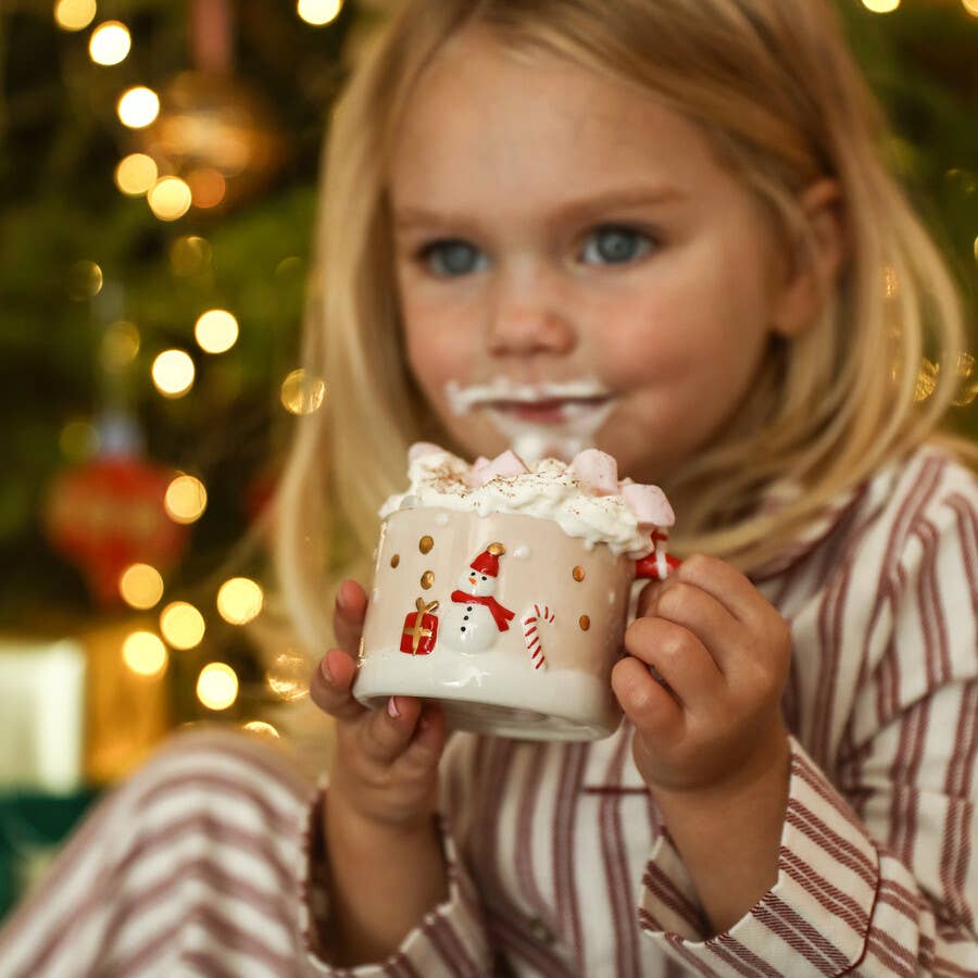 Small Winter Wishes Ceramic Christmas Mug - Lisa Angel