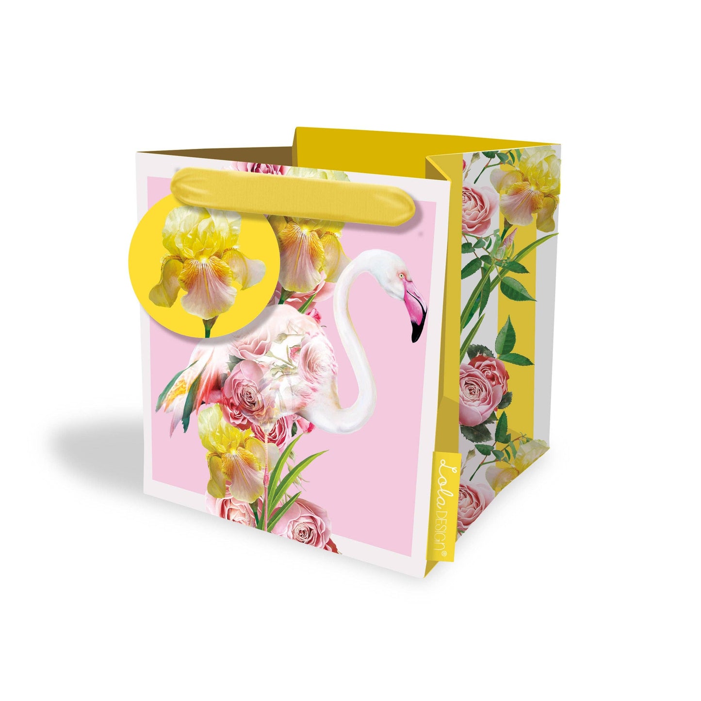 Flamingo Small Square Gift Bag – Lola Design Botanical Gift Packaging