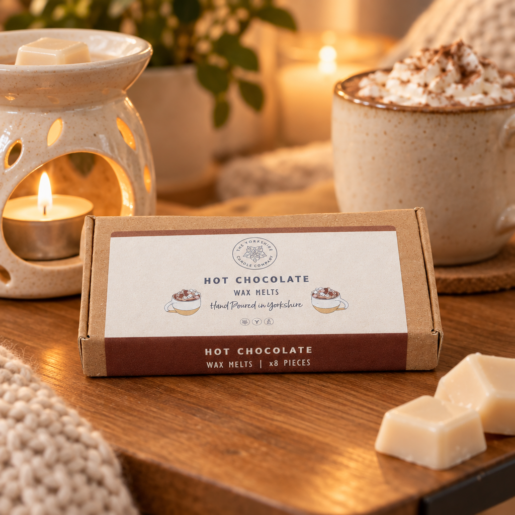 Hot Chocolate wax melts lifestyle photo