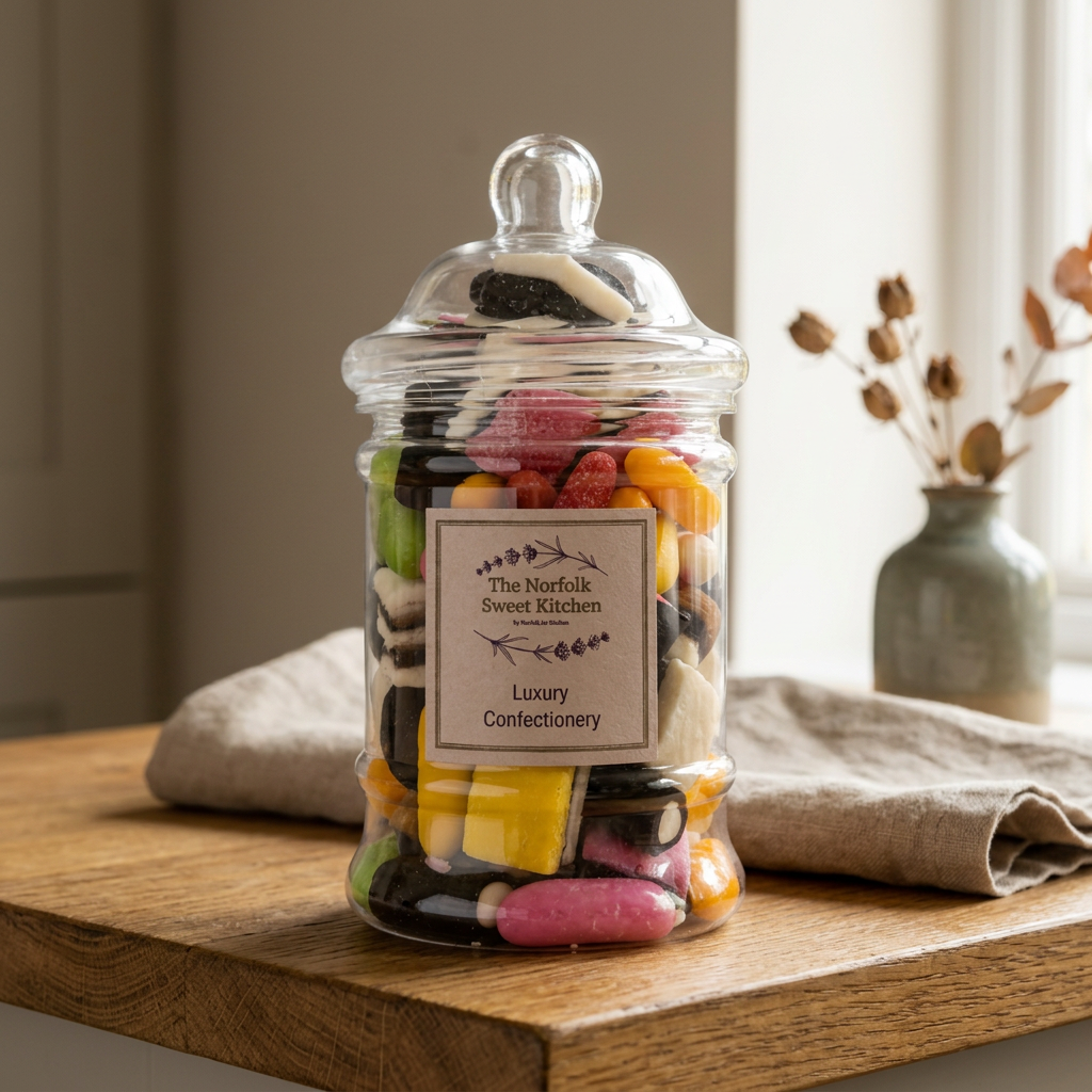 Liquorice allsorts jar lifestyle image