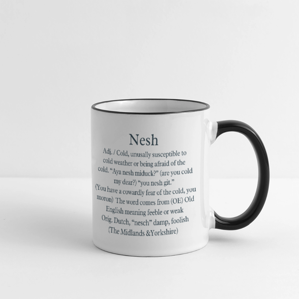 Aya nesh mug - white/black