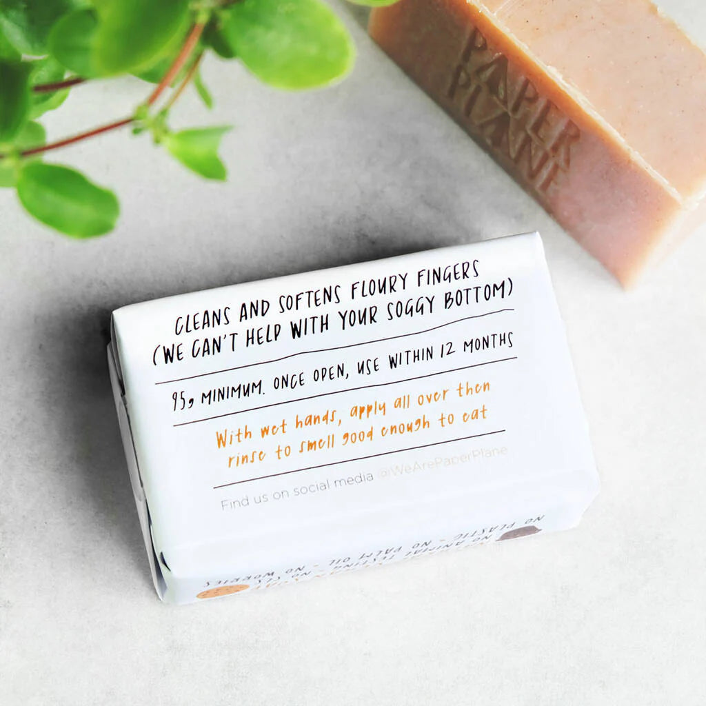 Natural Baker's Soap Bar - Eco-friendly Plastic Free Packaging