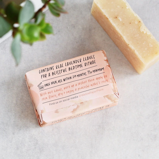 Calming Sleep Soap with Lavender Oil and Flowers