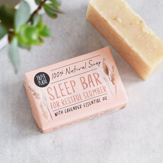 Paper Plane Sleep Soap Bar - Natural Lavender for Relaxation