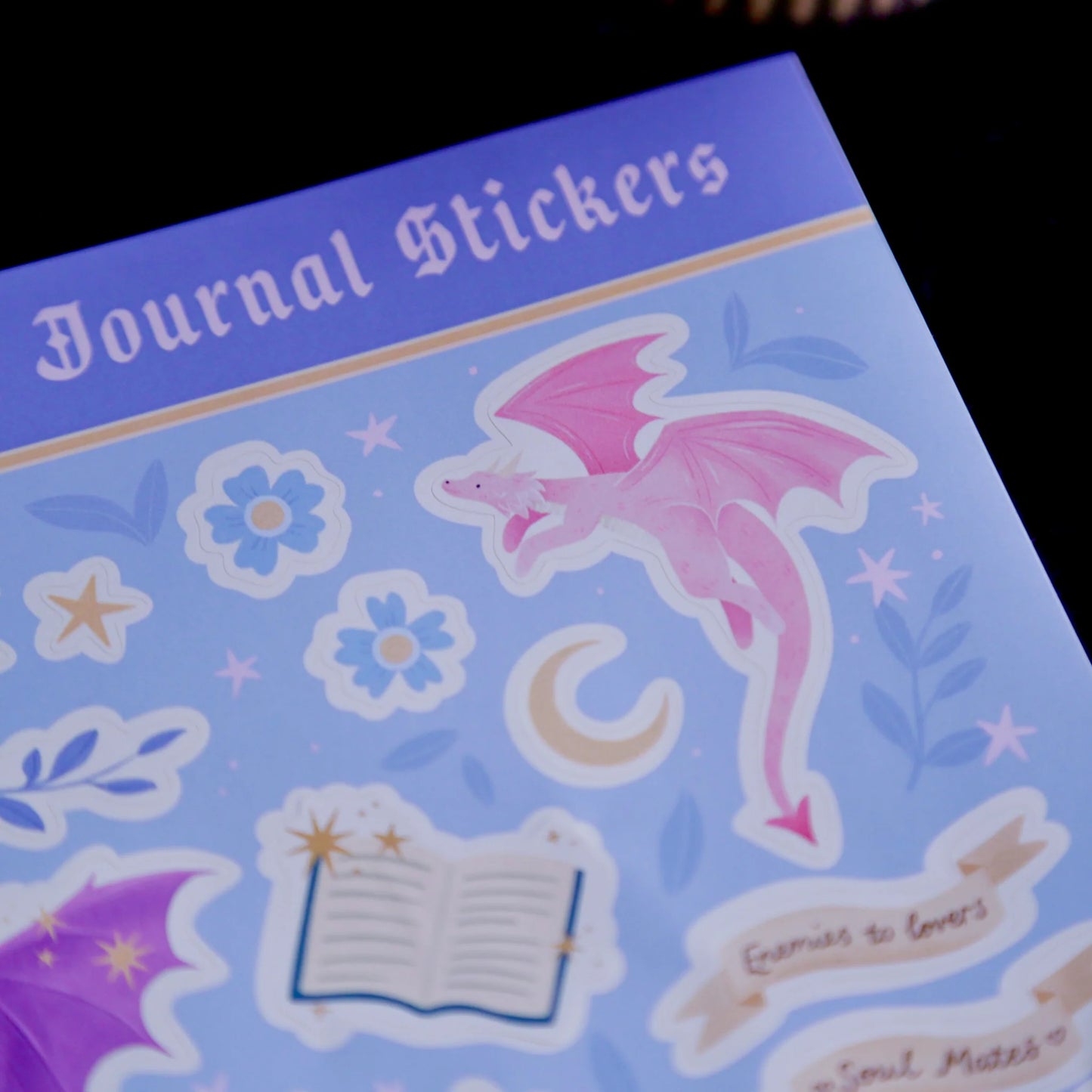 Reading Journal Sticker Sheet – Fantasy & Romantasy Journaling Gift | Hopscotch Paper Co.