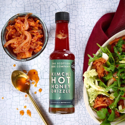 Scottish Bee Company - Kimchi Hot Honey Drizzle - Sweet, Spicy & Umami Fusion