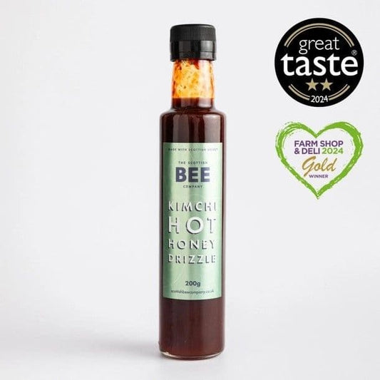 Scottish Bee Company Kimchi Hot Honey Drizzle - Fusion Sweet and Umami