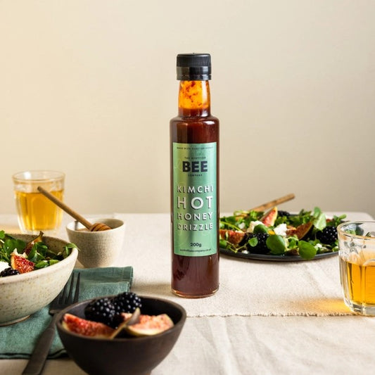 Kimchi Hot Honey Drizzle - Perfect for Asian Fusion Dishes