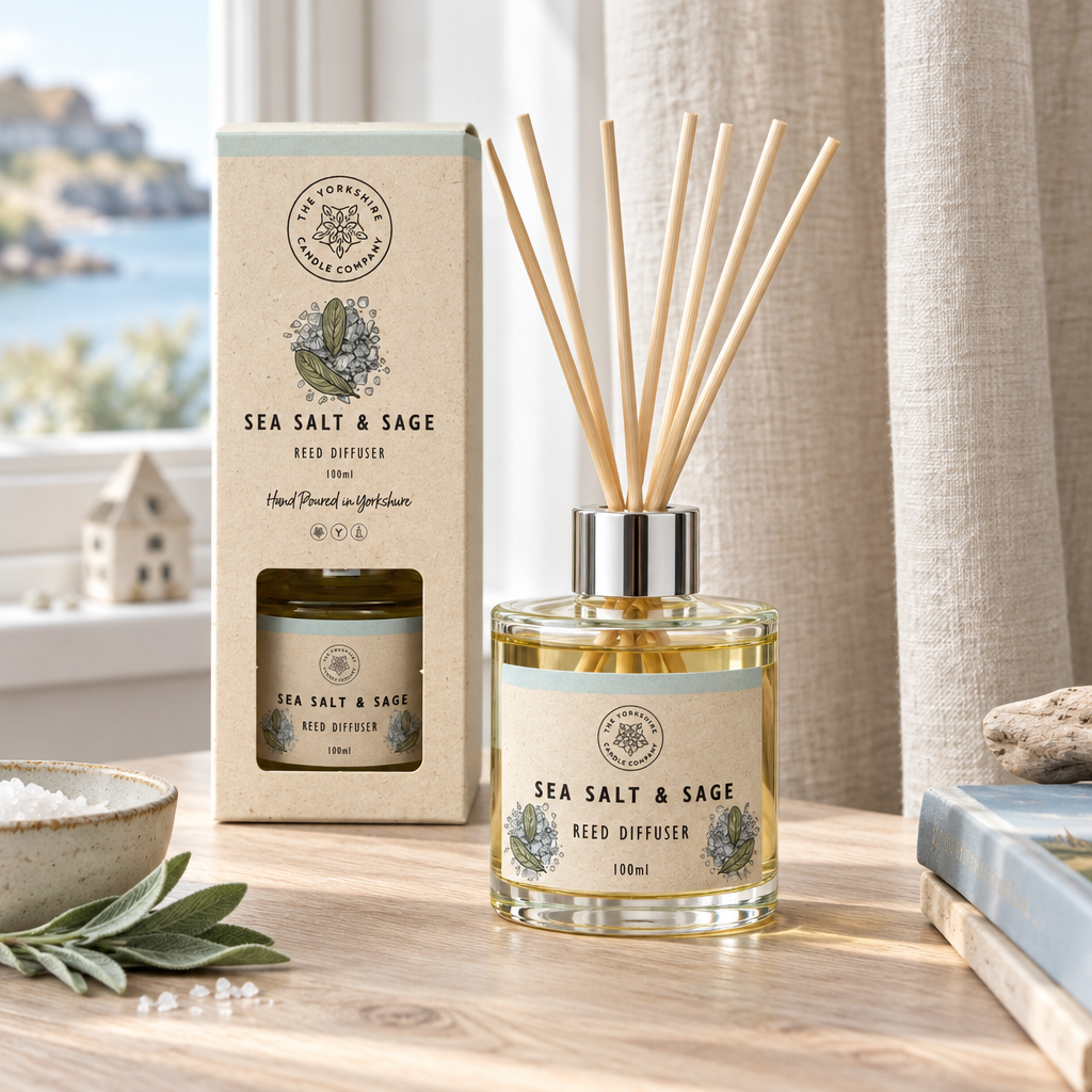 Sea Salt and Sage diffuser lifestyle photo