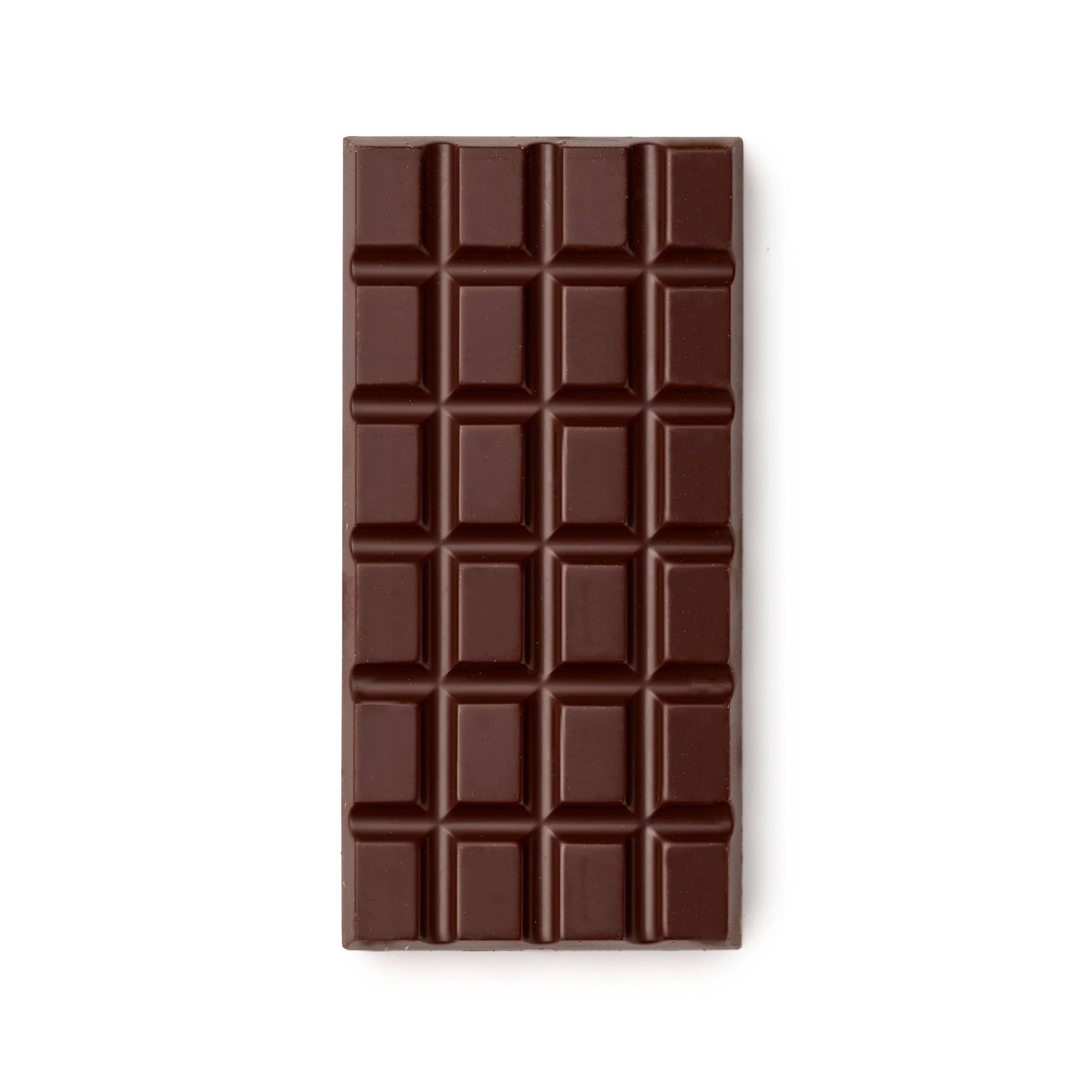 dark chocolate bar unwrapped