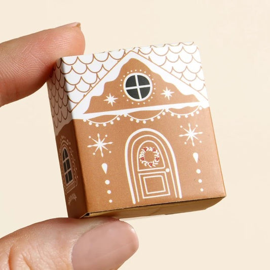 Lisa Angel Gingerbread Man Token in Tiny Matchbox - Ceramic Festive Christmas Gift