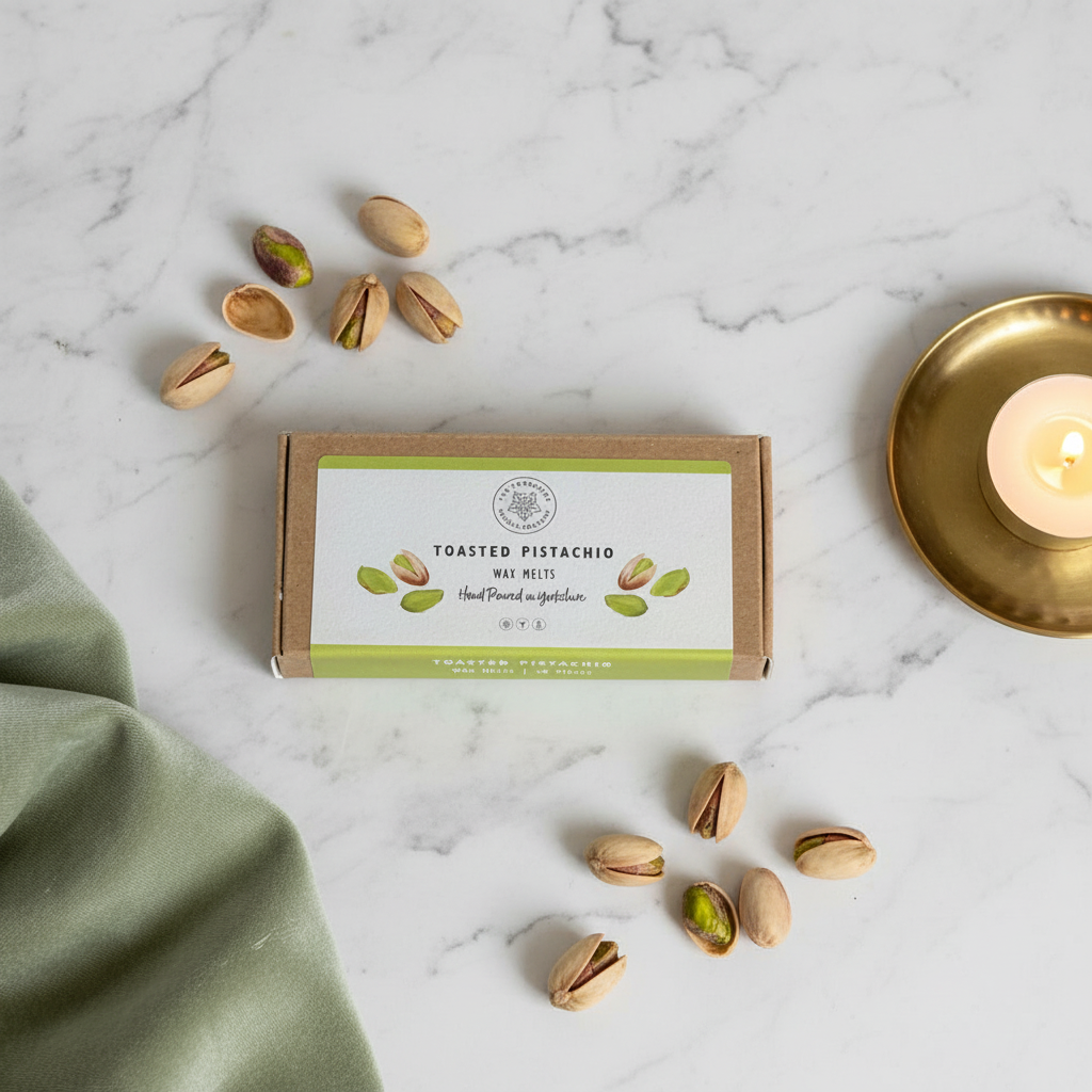 Toasted Pistachio Wax Melt lifestyle