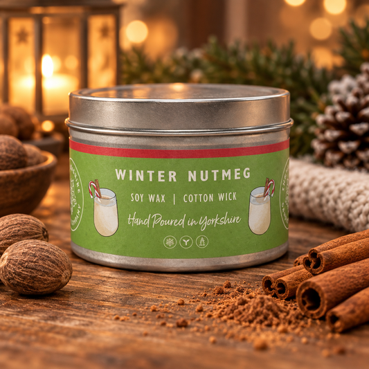 Winter Nutmeg candle lifestyle photo