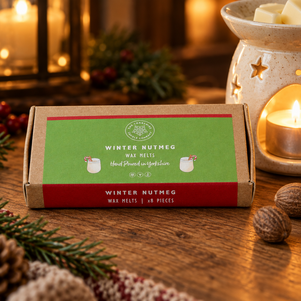 Winter Nutmeg wax melts lifestyle photo